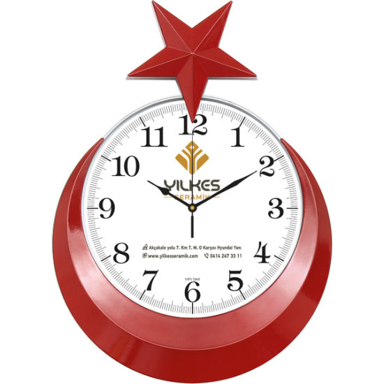 V30-535-B Plastik Duvar Saati